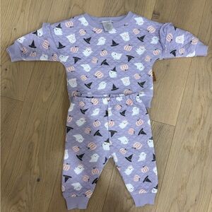 New Lila & Jack Purple Halloween Baby Outfit